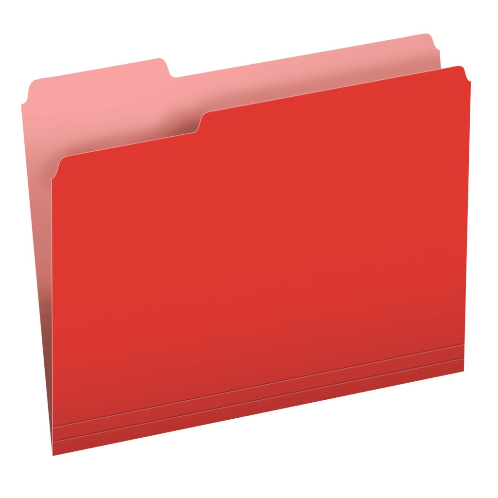 File Folder Letter Size  - Red