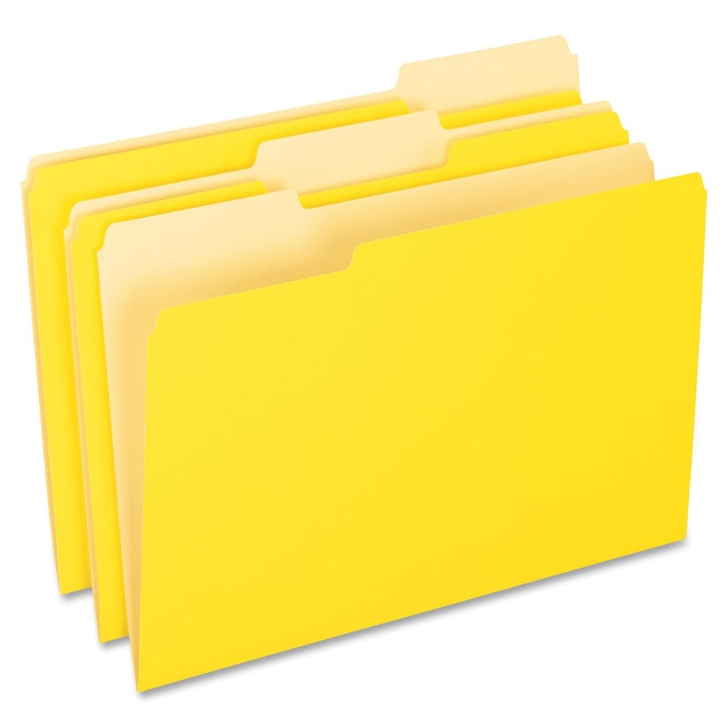 File Folder Letter Size  - Yellow 