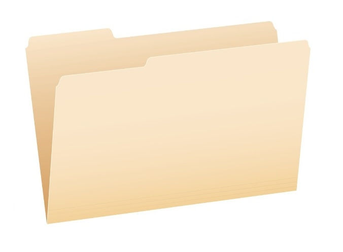File Folder Legal  Size  - Manila 