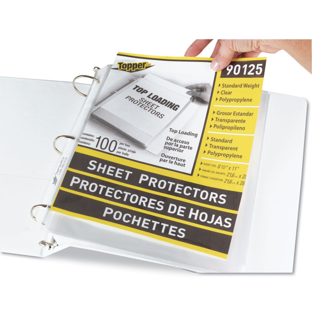 Letter Size Sheet Protector - Clear Anti-Glare