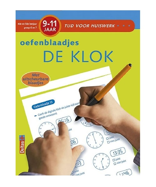 Tijd Voor Huiswerk De Klok 9-11 Jaar