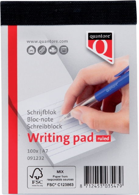 Ruled A7 Writing Pad Quantore