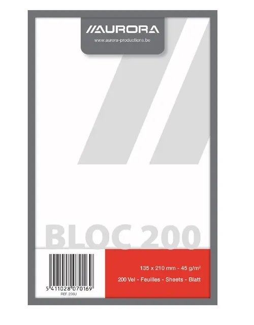 Scratch Pad (Kladblok) 400 Pages 135 x 210mm