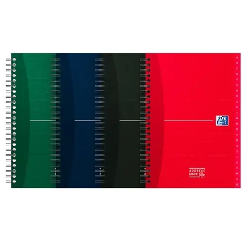 Narrow Ruled Wirebound Oxford Notebook A5 - Assorted