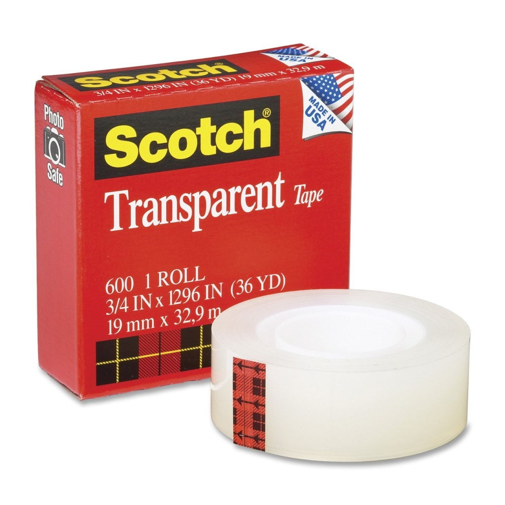Transparent Tape 3/4" - Scotch
