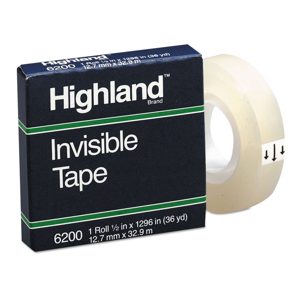 Highland Invisible Tape 1/2" 