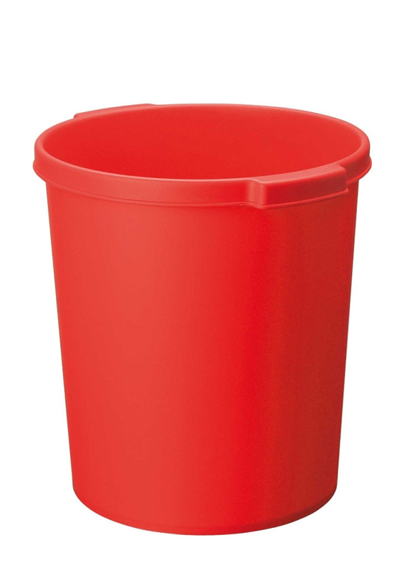 Wastebasket Round Red