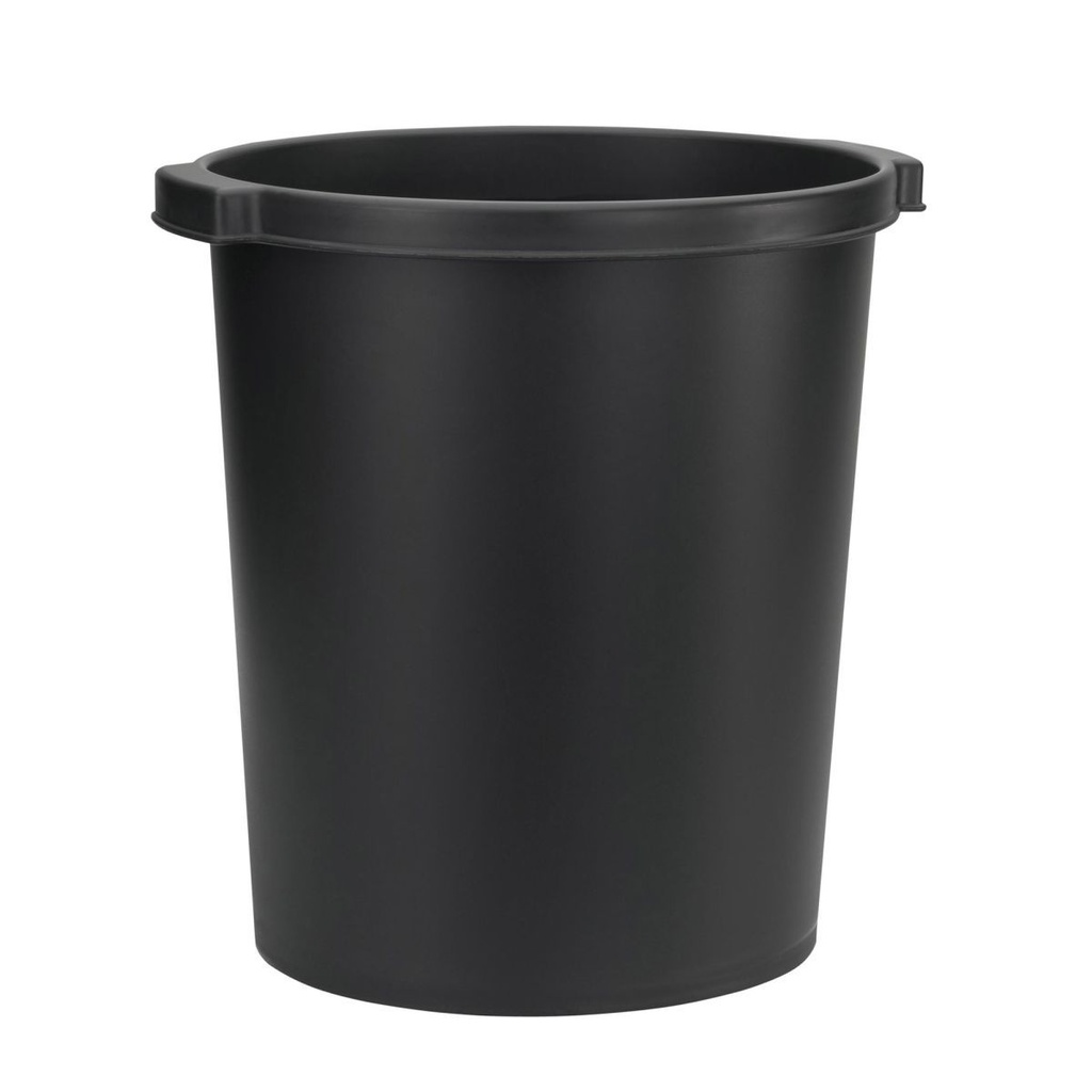 Wastebasket Round Black