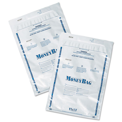 Tamper-Evident White Deposit Bag - White
