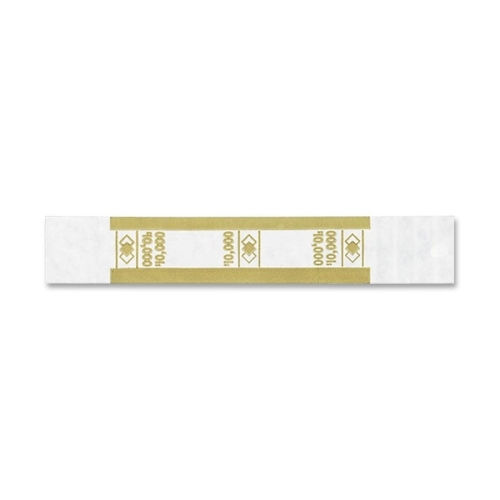 $10,000 Color Coded Bill Strap - Mustard (1000 Pcs)
