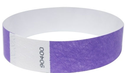 Wristpass Bands - Purple