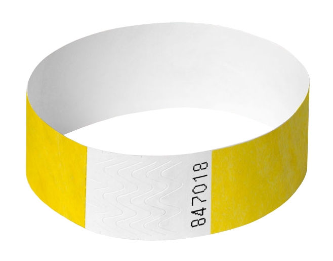 Wristpass Bands - Yellow