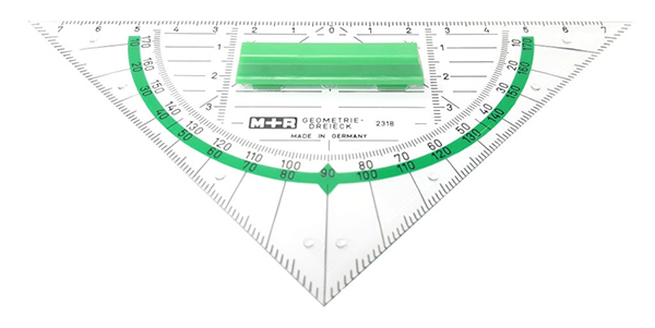 Standard Triangle Ruler With Grip