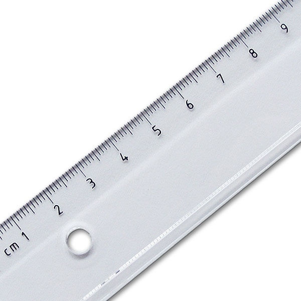 Plastic Ruler Transparent - 30cm