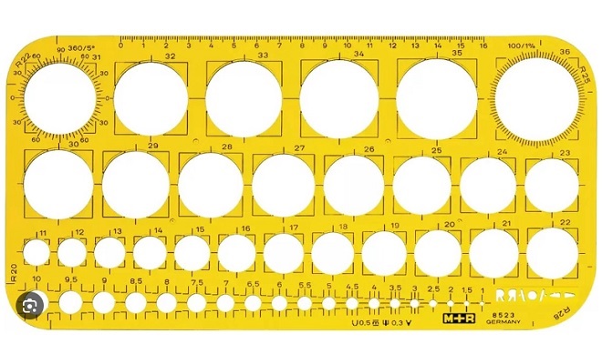Circle Template 1-36mm