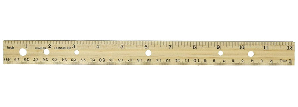 Wooden Ruler - 30 cm