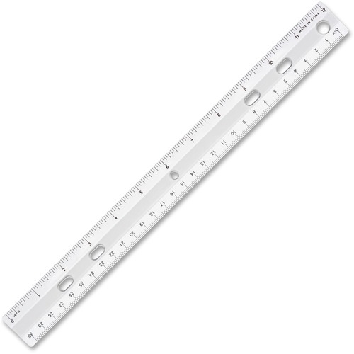 Plastic Ruler Clear - 30 cm