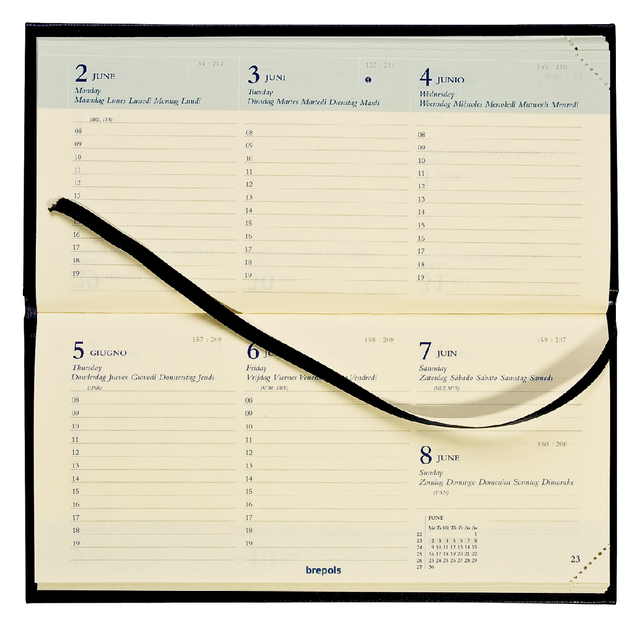 Quantore Pocket Calender - Black