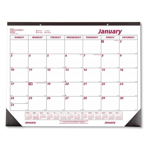 Desk Pad Calendar 2027