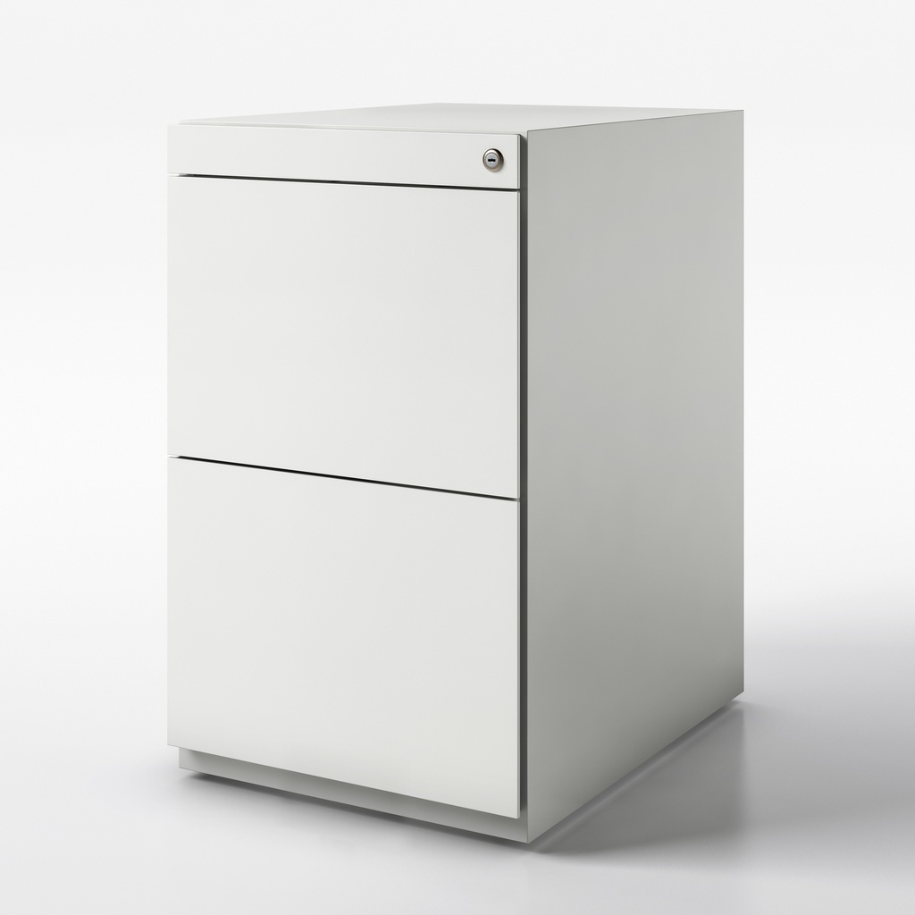 Desk-Height Pedestal, 2-Drawer, CW