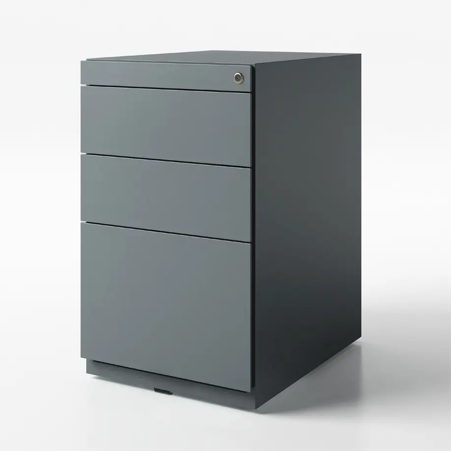 Desk-Height Pedestal, 3-Drawer, AN