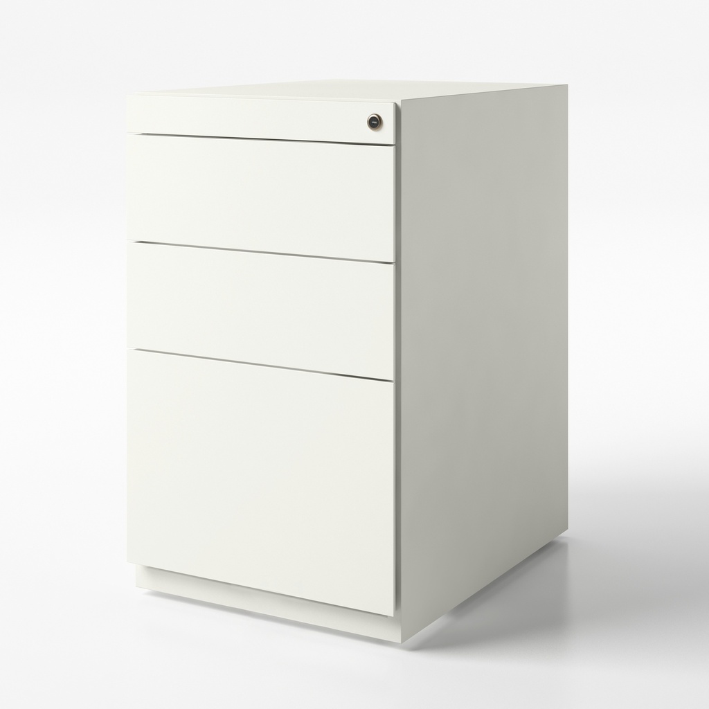 Desk-Height Pedestal, 3-Drawer, CW