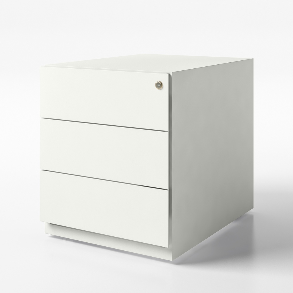Mobile Pedestal, 3-Drawer, CW