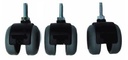 Partition Base - 3x Mobile Castor Set