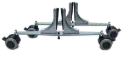 Partition Base - 4 Locking Castor Set