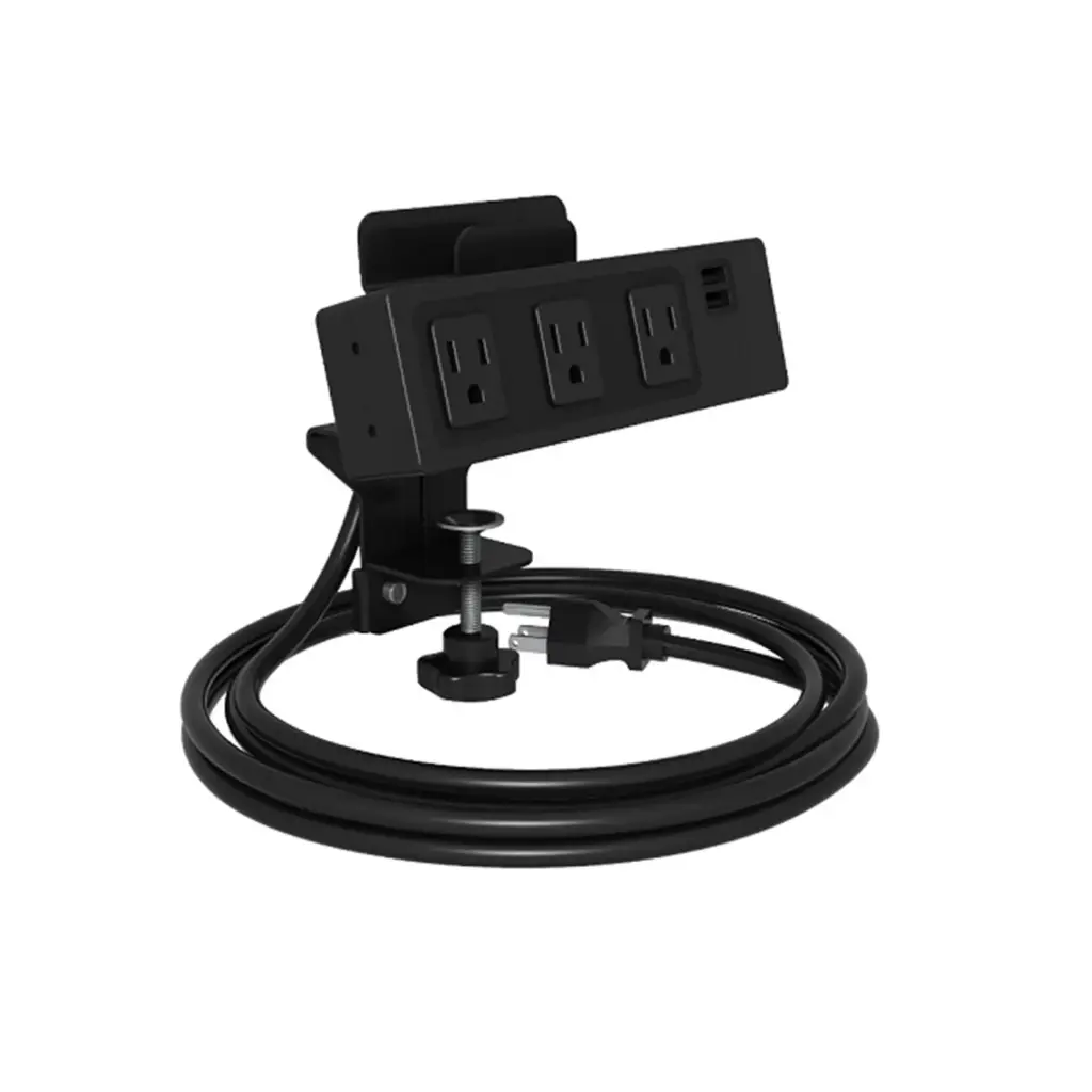 Desk Mount Power Strip & Charging Station - BL