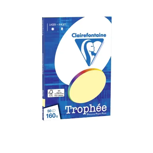 Copy Paper A4 160gsm. (50) - Yellow