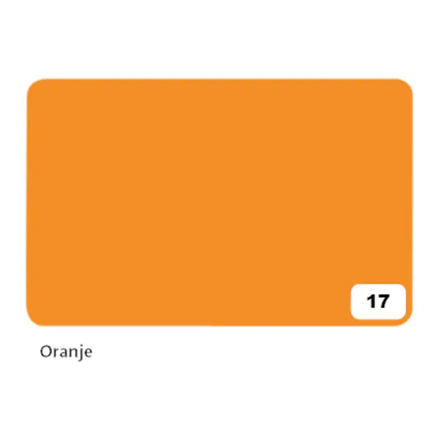 Posterboard 50 x 70cm. - Orange