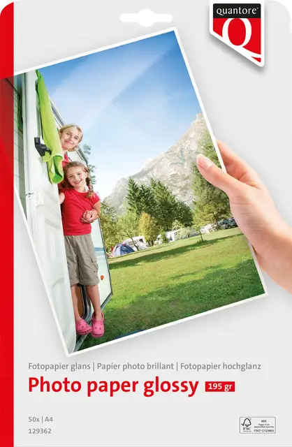 Photo Paper Glossy A4 195gsm. (50)