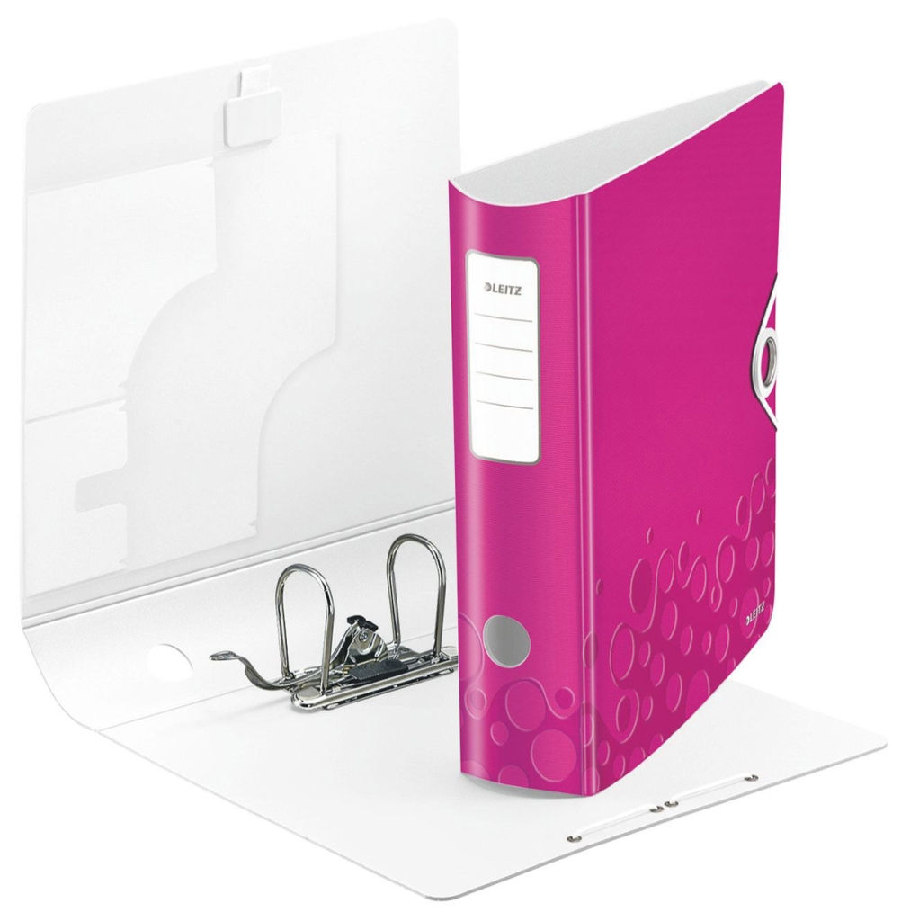 Lever Arch File A4 Active WOW 80mm - Pink