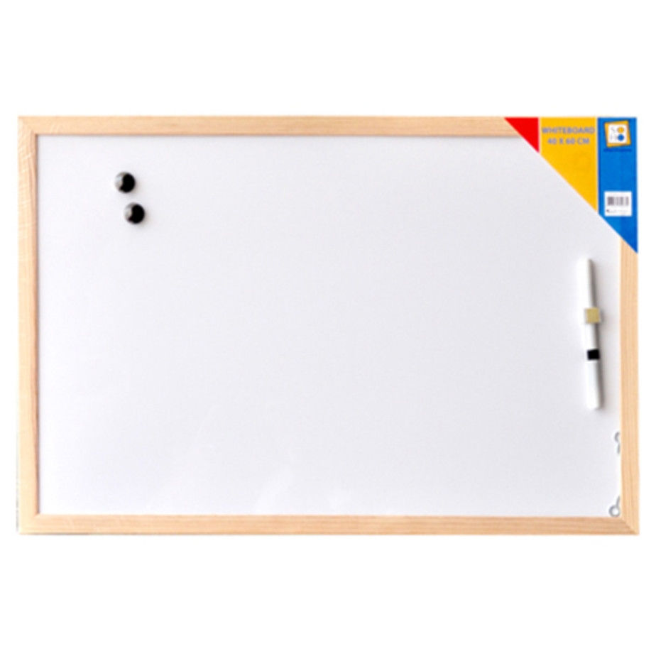 Whiteboard Wooden Frame 40x60cm