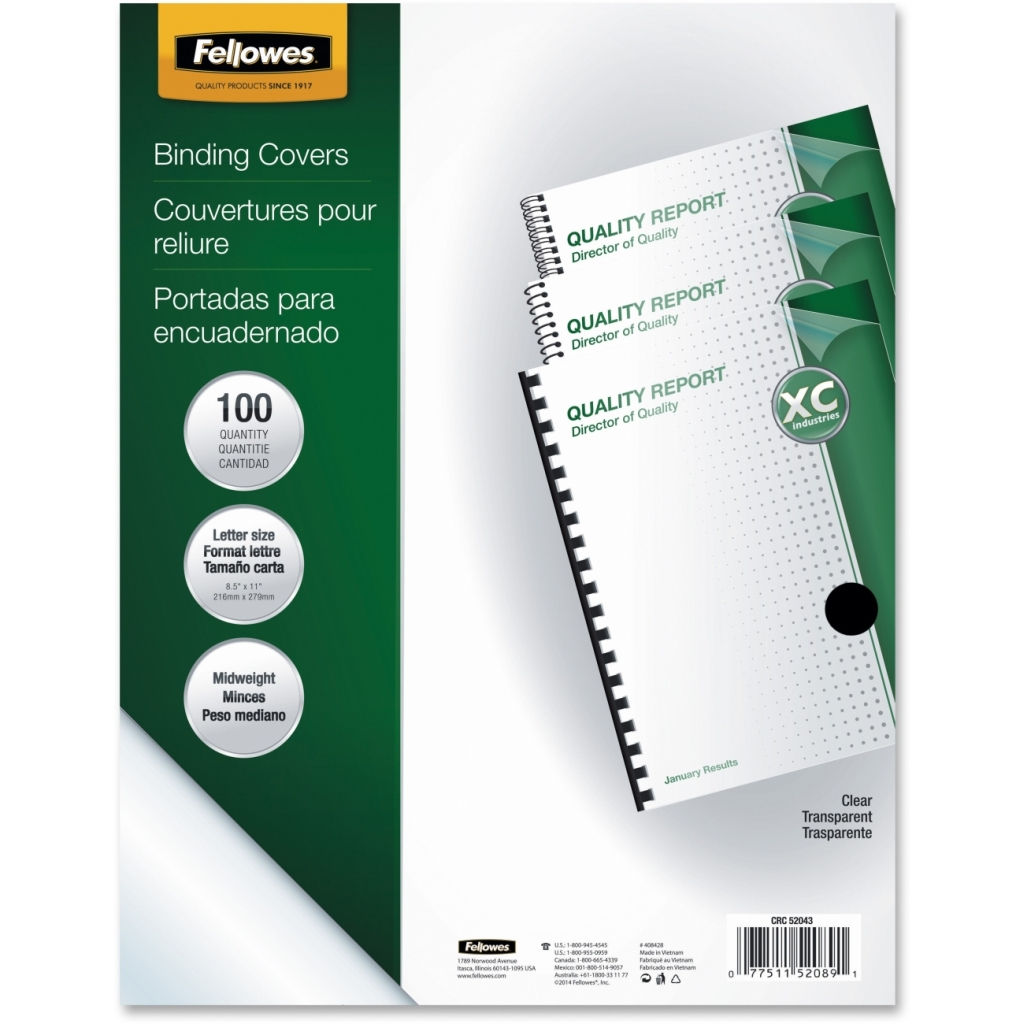Binding Covers Letter Size 8 Mil