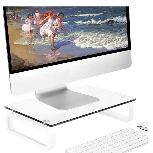 Monitor Riser Glass 