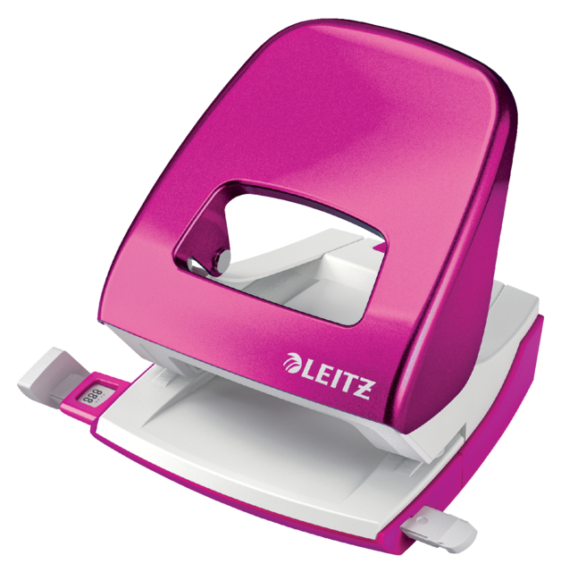 Medium Duty Wow 2-Hole Puncher Pink