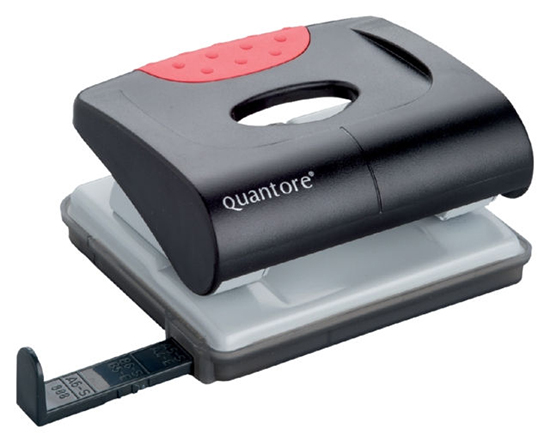 Standard 2-Hole Puncher Black (Quantore)