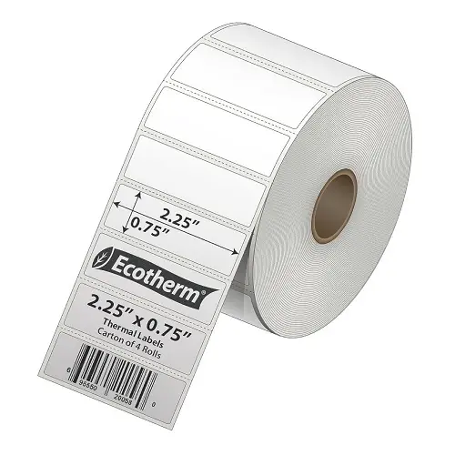 Thermal Labels 2.25" x 0.75"