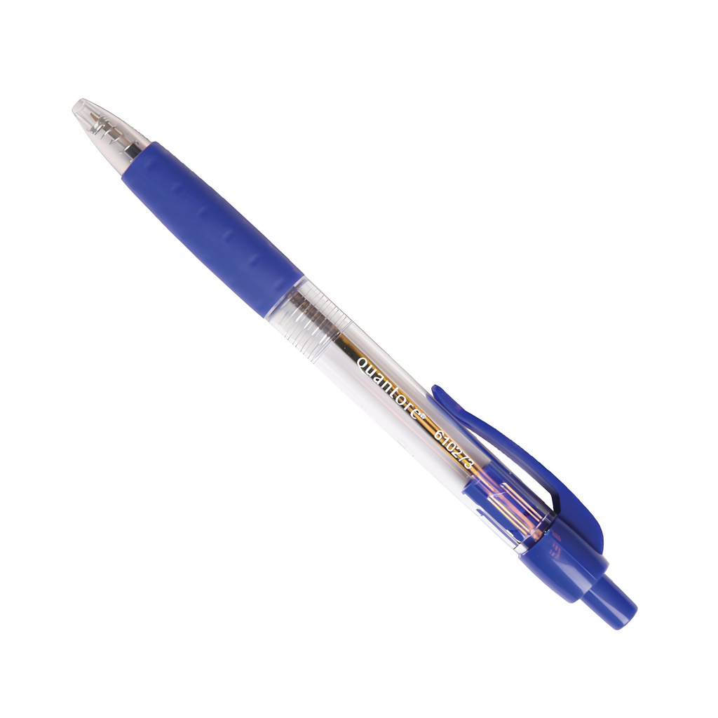 Ballpoint Pen Quantore Retractable Medium - Blue 