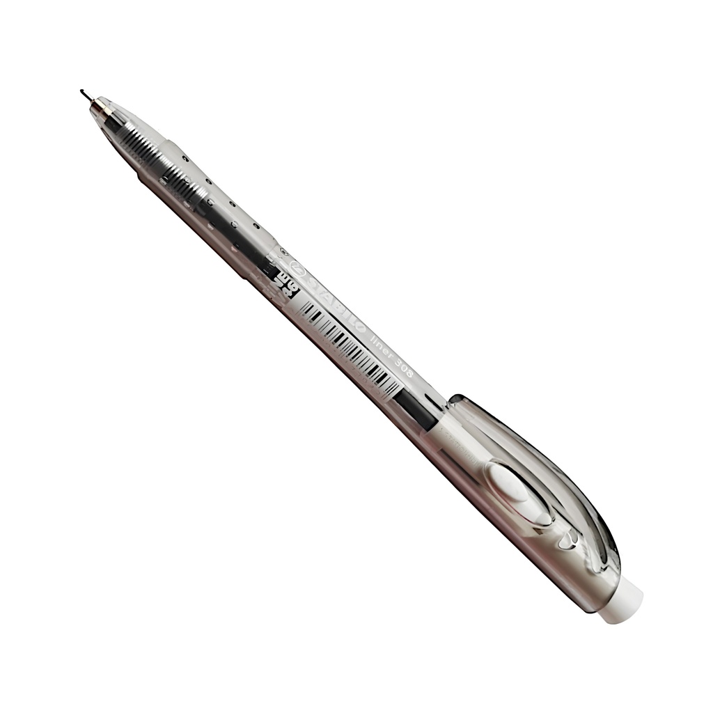 Ballpoint Liner 308 Retractable Fine - Black  