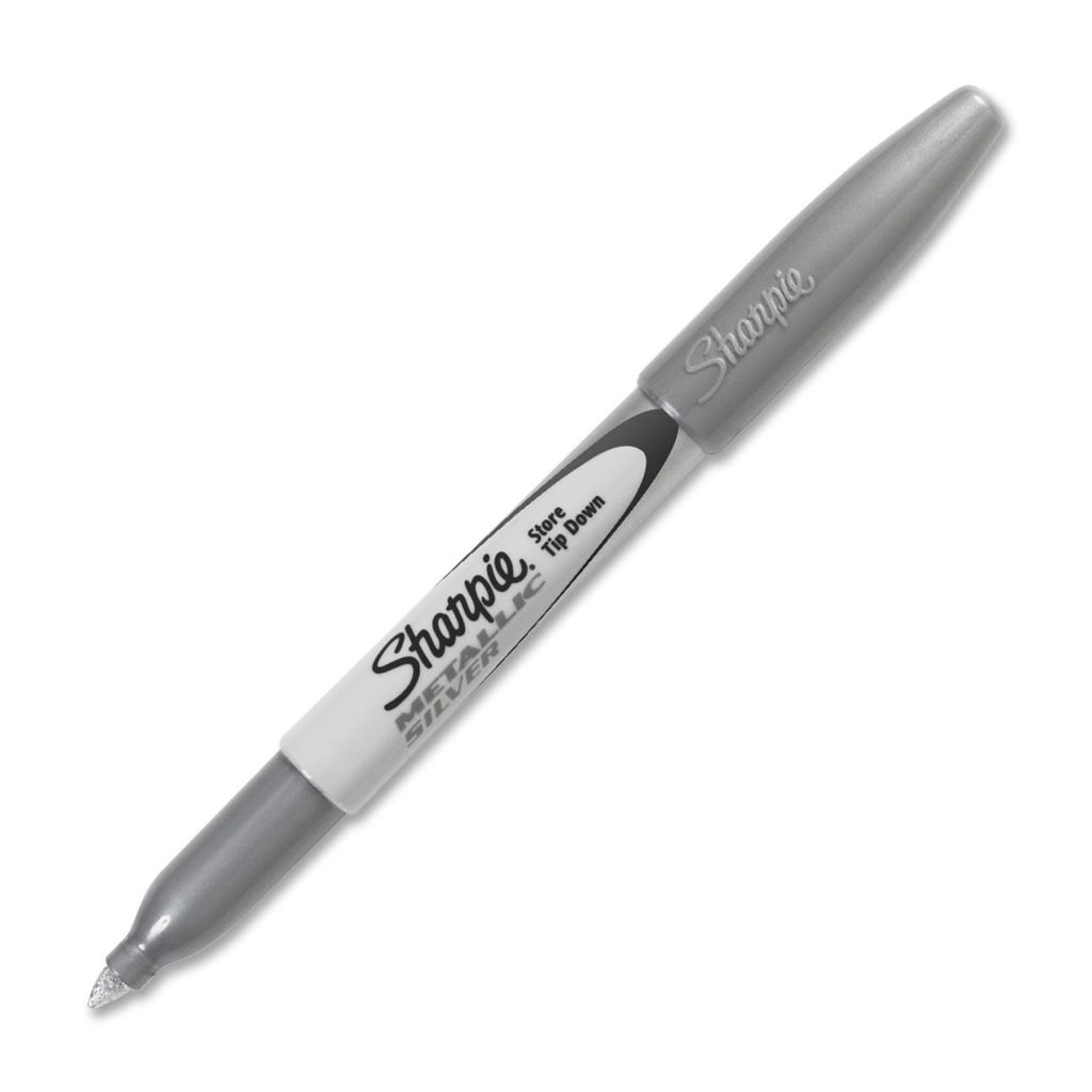 Sharpie Permanent Marker Fine - Metallic Silver