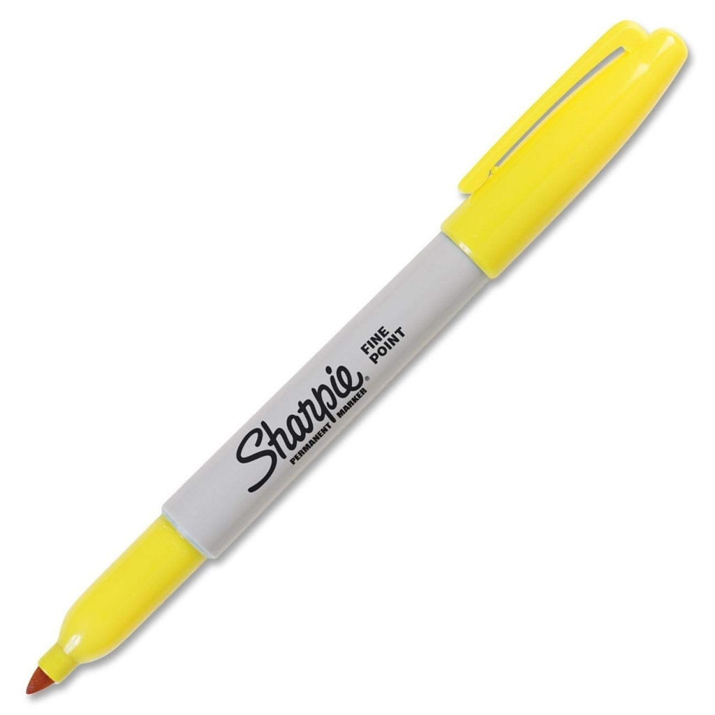 Sharpie Permanent Marker Fine - Yellow