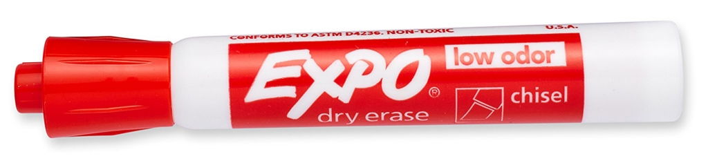 Expo Dry Erase Marker - Chisel Red