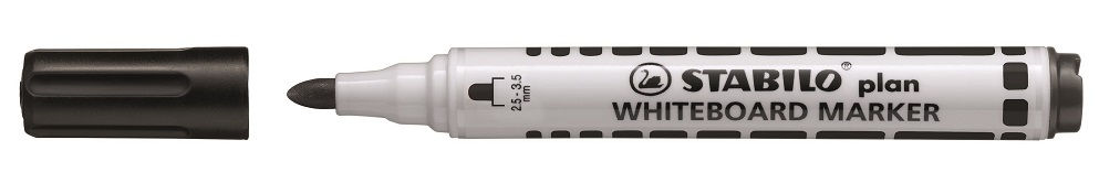 Stabilo Plan Whiteboard Marker - Bullet Black