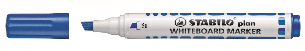 Stabilo Plan Whiteboard Marker - Chisel Blue