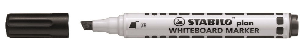 Stabilo Plan Whiteboard Marker - Chisel Black