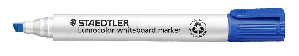 Staedtler Lumocolor Whiteboard Marker - Chisel Blue