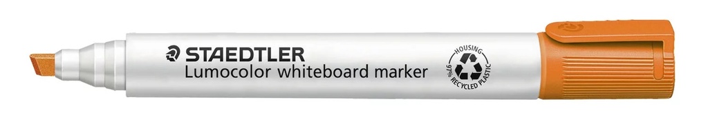 Staedtler Lumocolor Whiteboard Marker - Chisel Orange